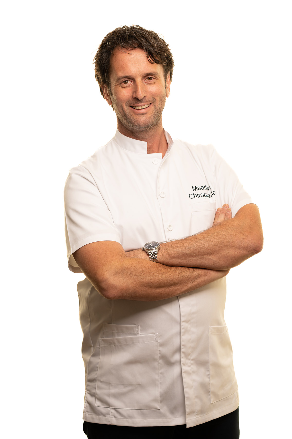 Maarten, chiropractor en actief wetenschappelijk onderzoeker bij Chiropractie Elst & Groesbeek